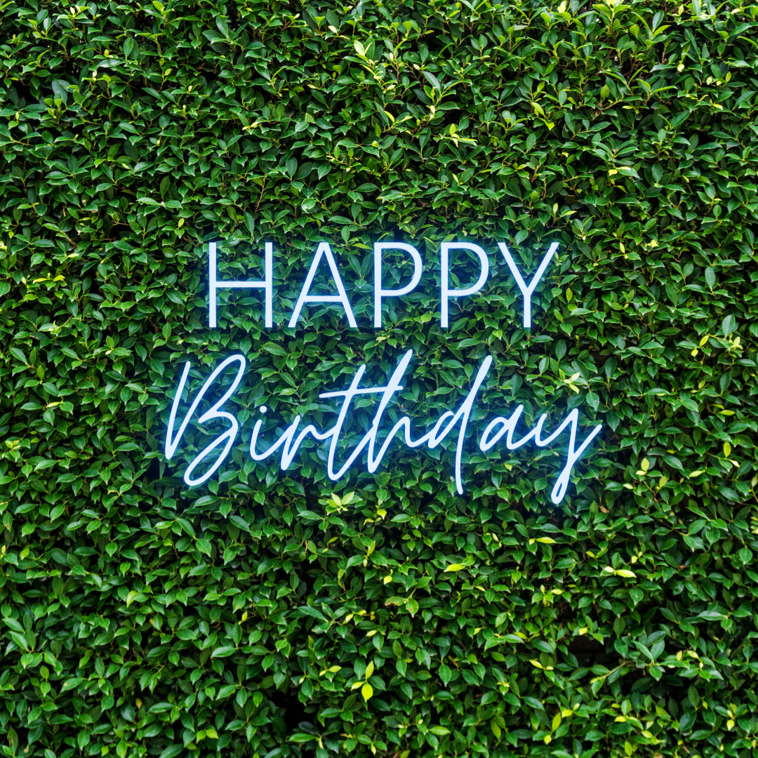 Happy Birthday Neon Sign | Happy Birthday LED Sign | Switch Neon