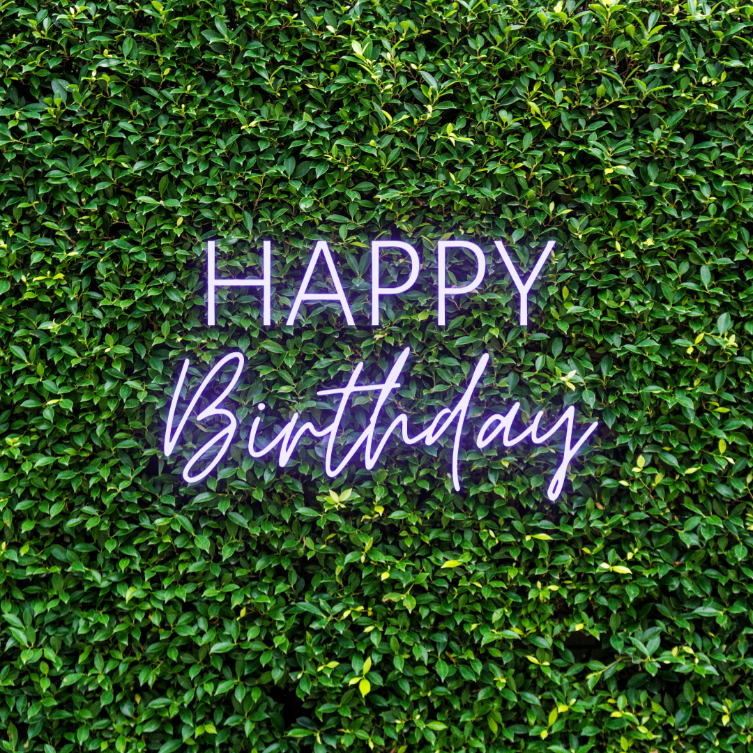 Happy Birthday Neon Sign | Happy Birthday LED Sign | Switch Neon