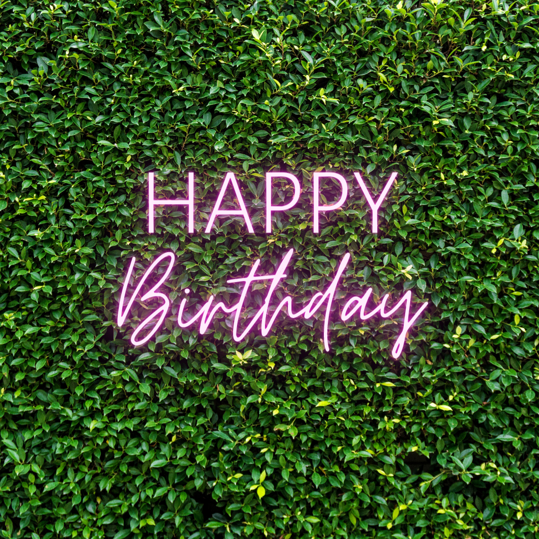 Happy Birthday Neon Sign | Happy Birthday LED Sign | Switch Neon