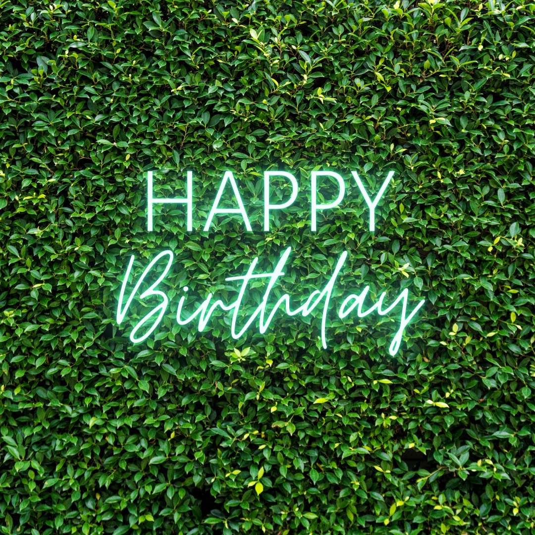 Happy Birthday Neon Sign | Happy Birthday LED Sign | Switch Neon