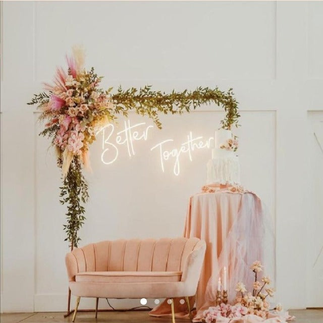 Better Together Neon Sign | Wedding Neon Sign | Switch Neon