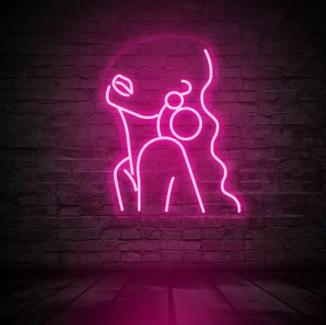 Beauty Lady Neon Sign | Woman Neon Sign | Switch Neon