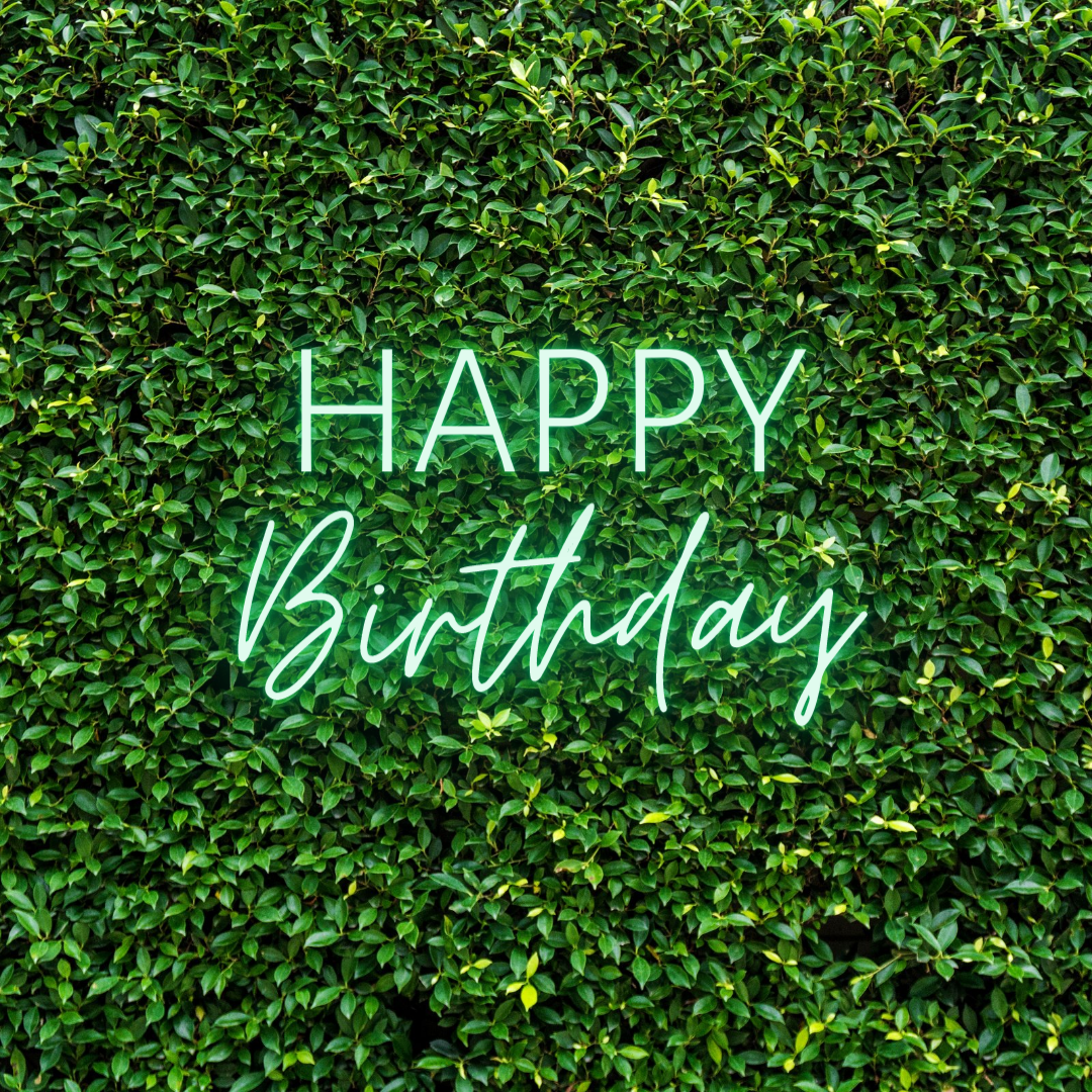 Happy Birthday Neon Sign | Happy Birthday LED Sign | Switch Neon