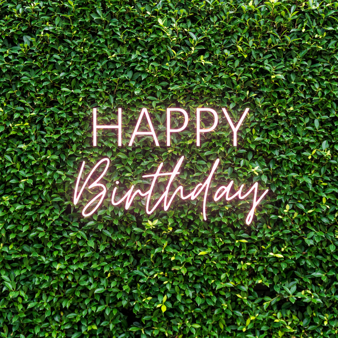 Happy Birthday Neon Sign | Happy Birthday LED Sign | Switch Neon