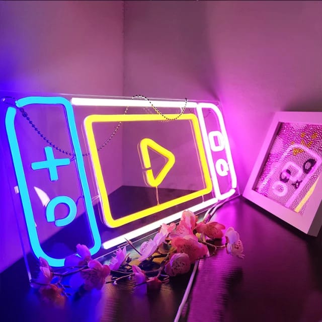 Gamer Neon Sign | Gamer Led Sign | Switch Neon