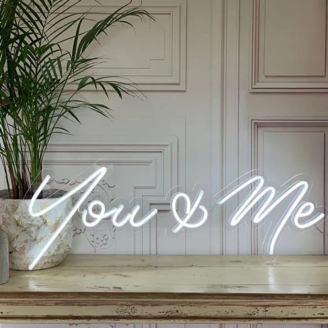 'You and Me' Switch Neon Signs 13